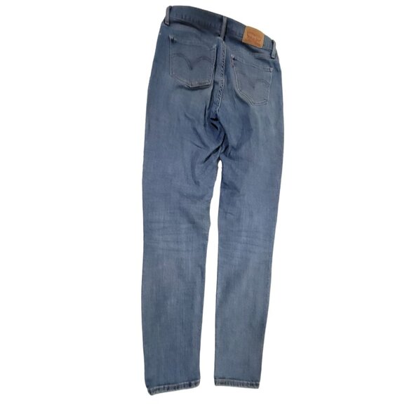 Levis Womens Curvy Skinny Jeans Size 28 Medium Wash Distressed Denim - Picture 3 of 8